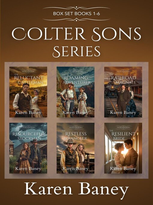 Title details for Colter Sons Series by Karen Baney - Available